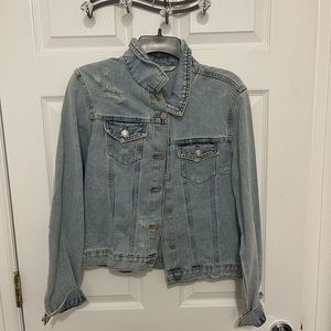 Distressed Denim Jacket